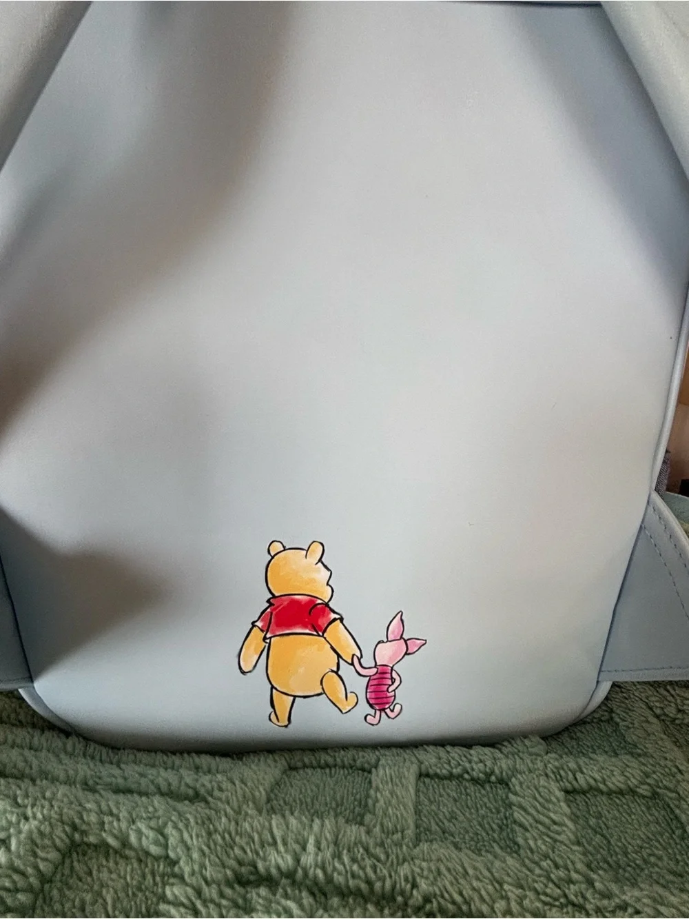 Loungefly Quilted Purple and Pastel Winnie the Pooh Mini Backpack